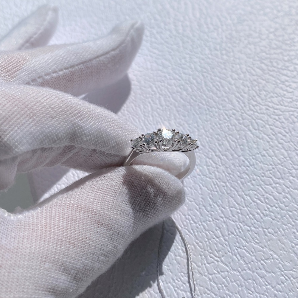 Semi Eternity Swarovski/  Silver